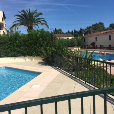 deux pièces Mougins Piscine 